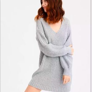 American Eagle Knit Gray sweater Dress